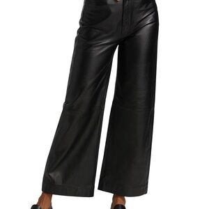 Proenza Schouler Black Leather Pants Size 4